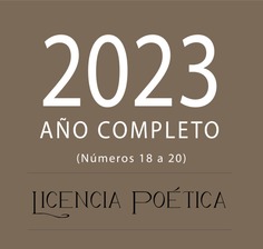 LICENCIA POÉTICA 2023