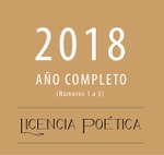 LICENCIA POÉTICA 2018